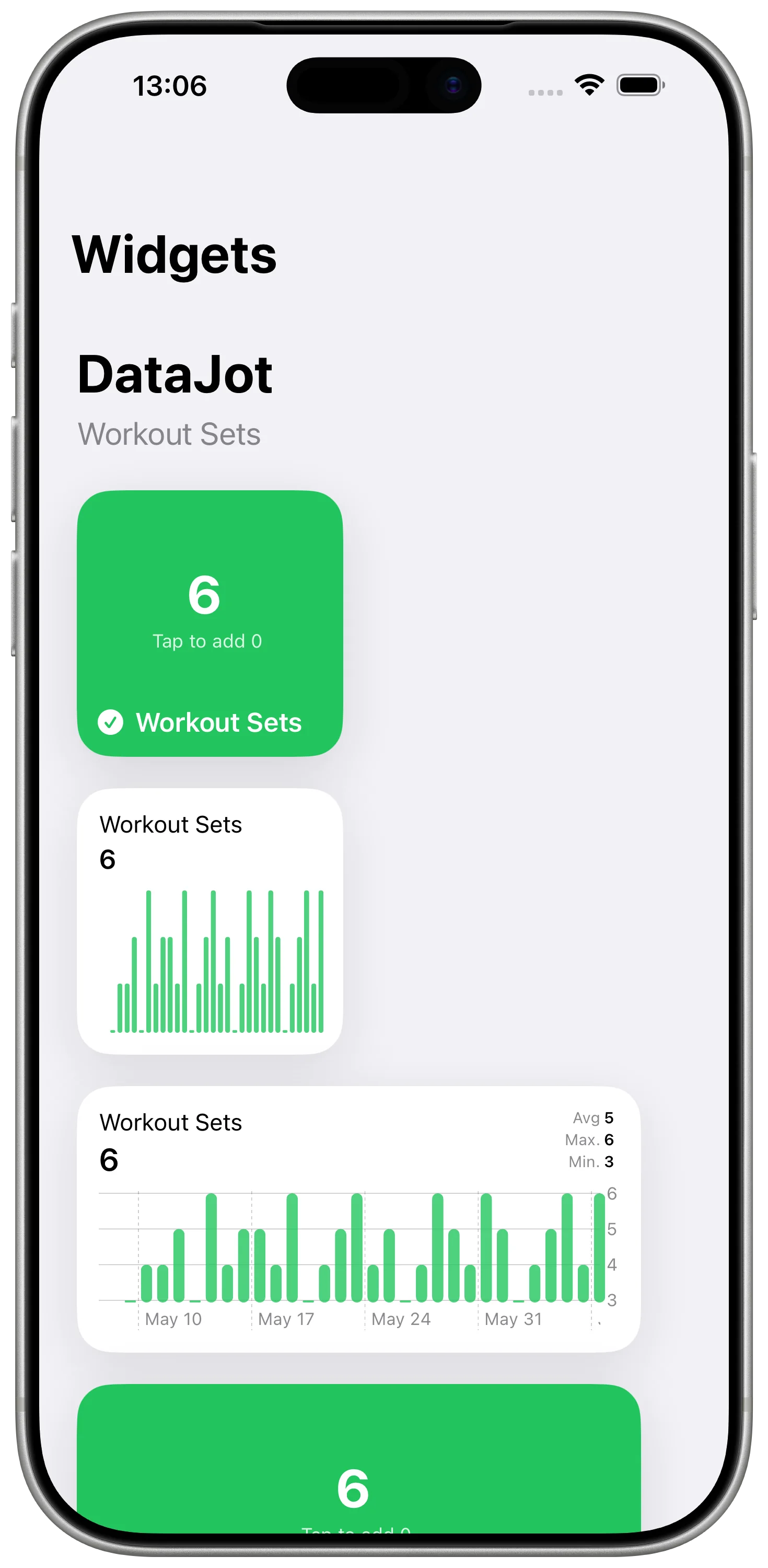 Einen Widget-Zaehler mit DataJot und Apple Kurzbefehlen erstellen