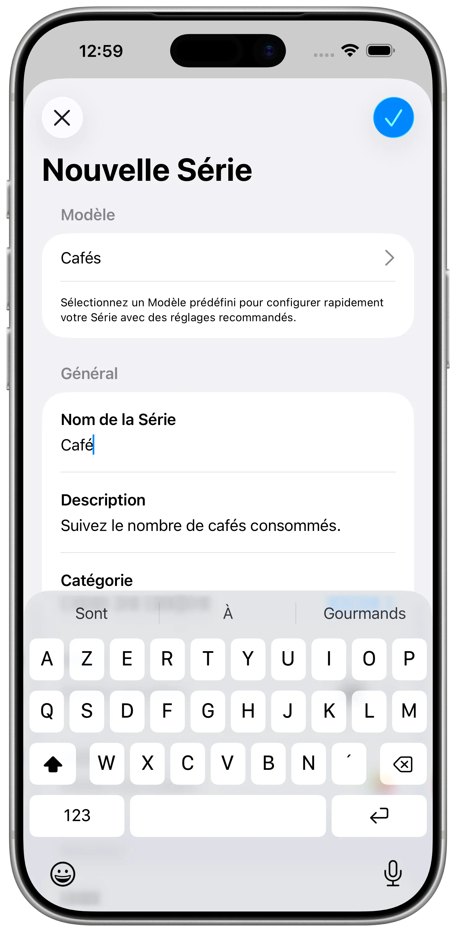 Création d'une série compteur dans DataJot